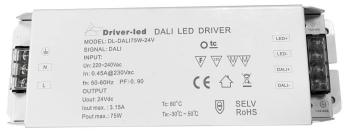 24V75W DALI2.0 0-10V 可控硅 调光电源